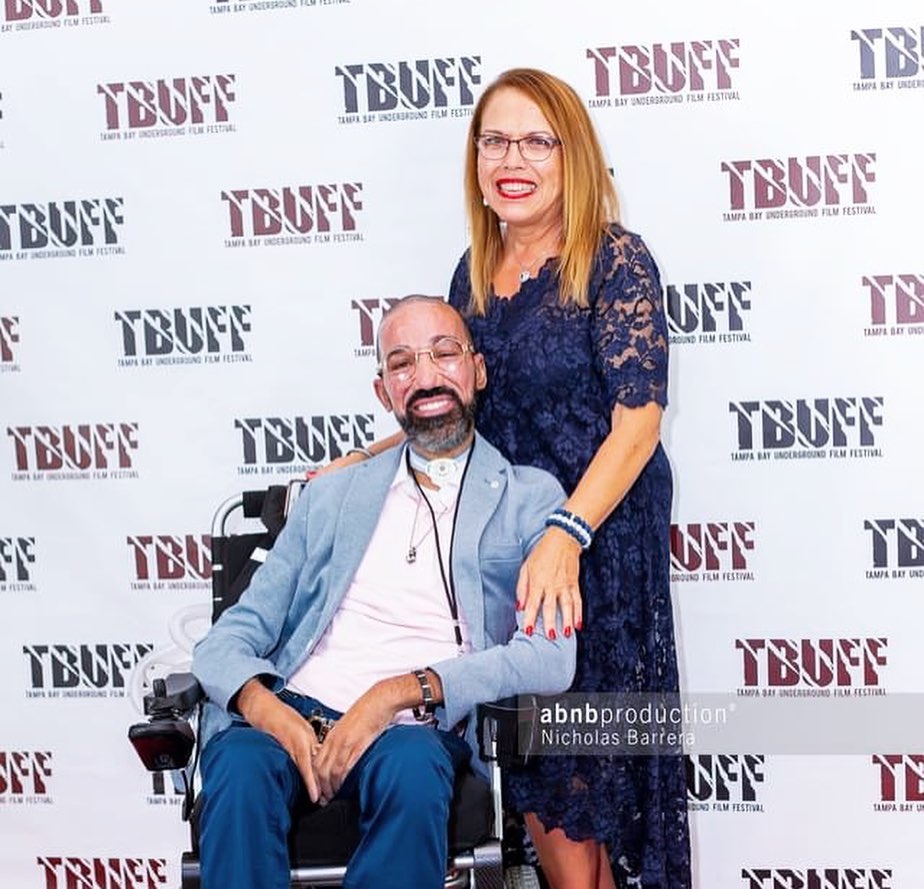 Christophe With Mom Tampa Bay Underground Film Festival